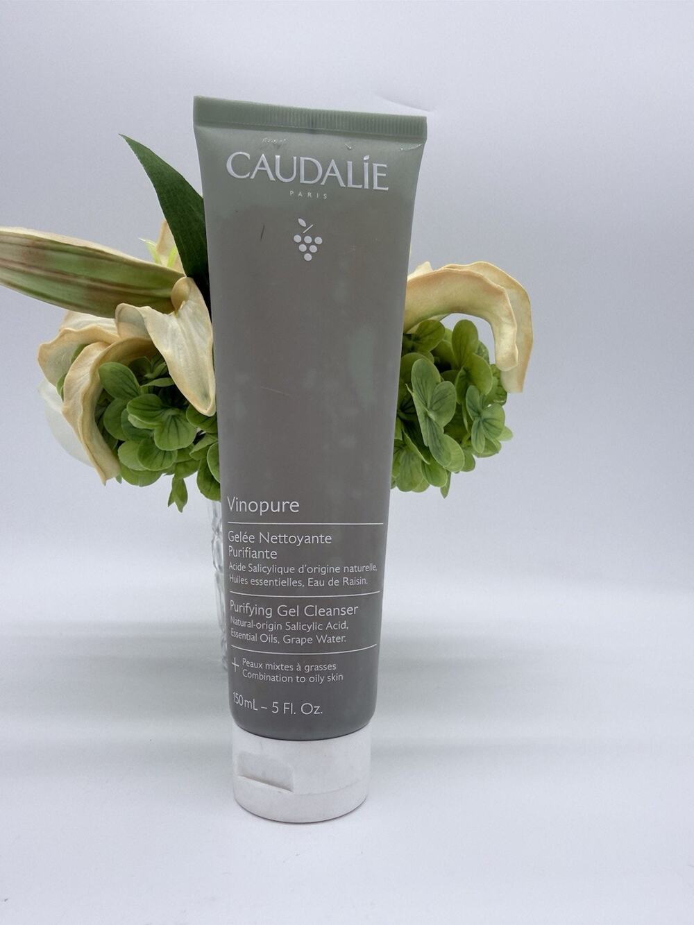 Caudalie VINOPURE Purifying Gel Cleanser 150ml /5 fl oz NEW & Sealed!